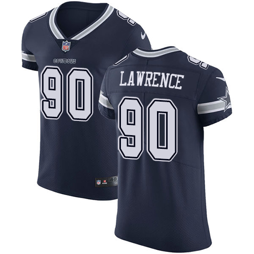 Cowboys #90 Demarcus Lawrence Navy Blue Team Color Men's Stitched Vapor Untouchable Elite Jersey
