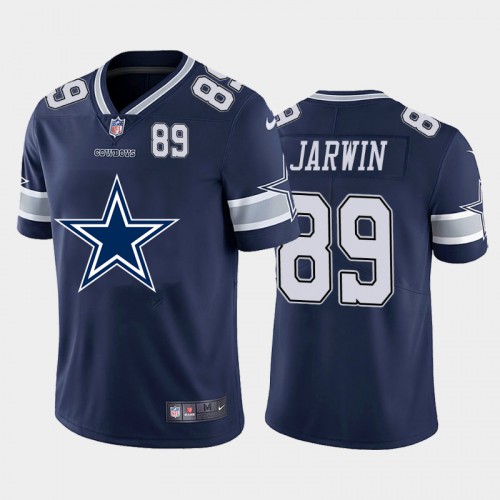 Dallas Dallas Cowboys #89 Blake Jarwin Navy Blue Men's Big Team Logo Player Vapor Limited Jersey Men's