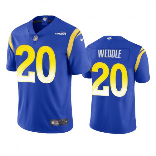 Los Angeles Los Angeles Rams #20 Eric Wddle Men's Vapor Limited Jersey - Royal Men's