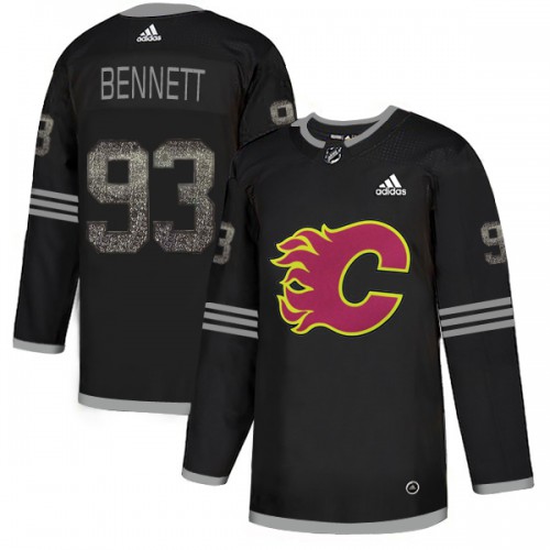 Adidas Calgary Flames #93 Sam Bennett Black Authentic Classic Stitched Jersey Men's