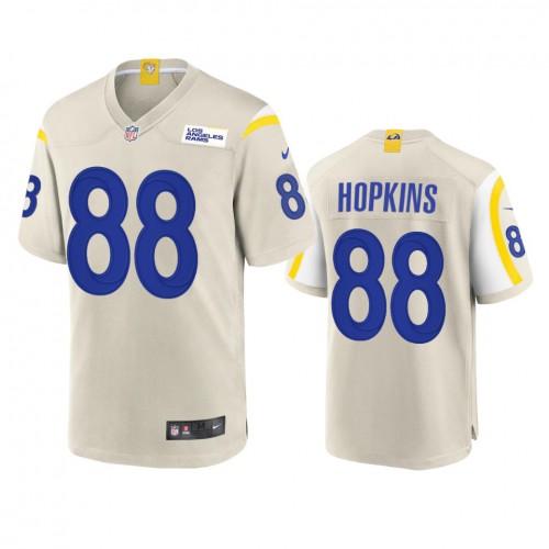 Los Angeles Los Angeles Rams #88 Brycen Hopkins Men's Game Jersey - Bone Men's