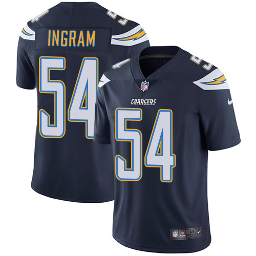 Los Angeles Chargers #54 Melvin Ingram Navy Blue Team Color Men's Stitched Vapor Untouchable Limited Jersey Men's