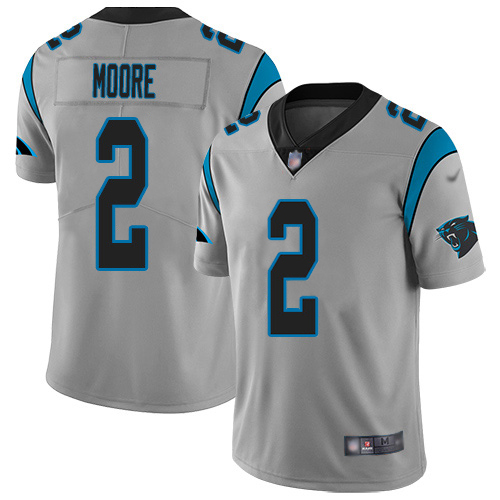 Panthers #2 DJ Moore Silver Youth Stitched Limited Inverted Legend Jersey