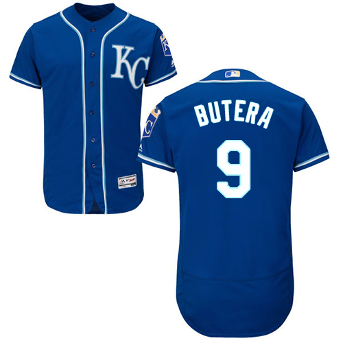 Kansas City Royals #9 Drew Butera Royal Blue Flexbase Authentic Collection Stitched Jersey Men's