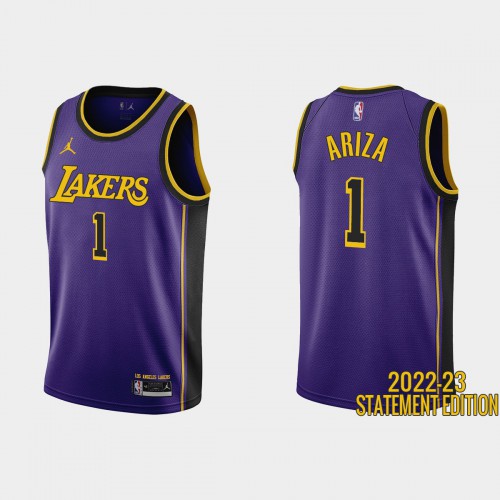 Los Angeles Los Angeles Lakers #1 Trevor Ariza Purple Mens 2022-23 Statement Edition Jersey Mens