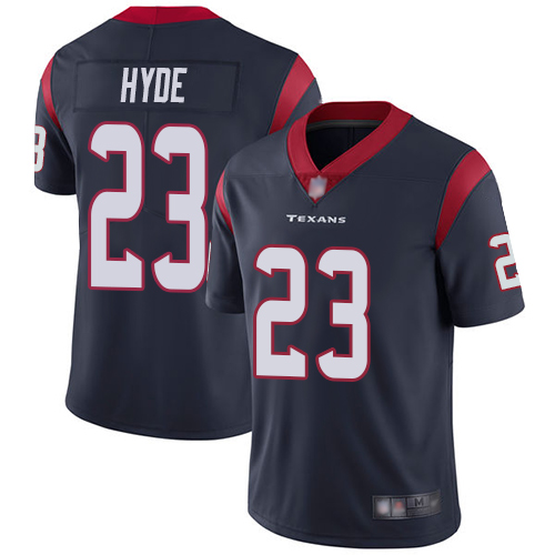 Houston Texans #23 Carlos Hyde Navy Blue Team Color Youth Stitched Vapor Untouchable Limited Jersey Youth