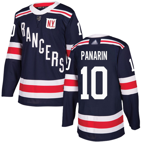 Adidas New York Rangers #10 Artemi Panarin Navy Blue Authentic 2018 Winter Classic Stitched Jersey Men's