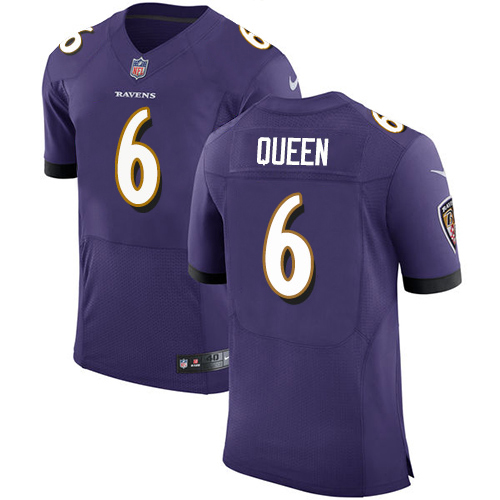 Ravens #6 Patrick Queen Purple Team Color Men's Stitched Vapor Untouchable Elite Jersey