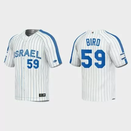 Jake Bird Israel Baseball 2023 World Baseball Classic Jersey – White