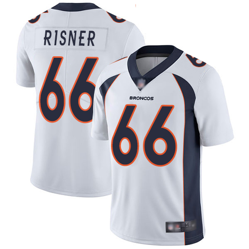 Denver Broncos #66 Dalton Risner White Men's Stitched Vapor Untouchable Limited Jersey Men's