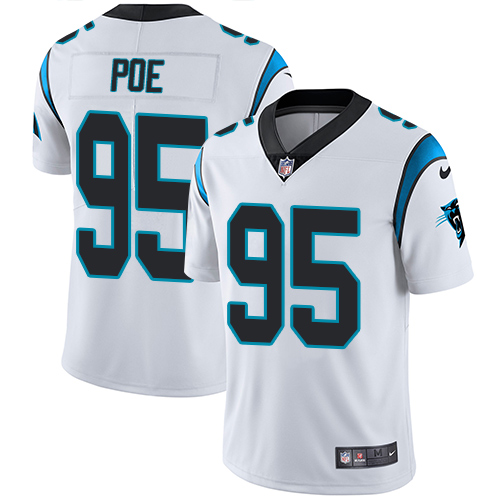 Carolina Panthers #95 Dontari Poe White Youth Stitched Vapor Untouchable Limited Jersey Youth