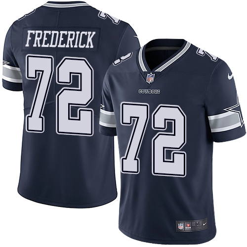 Dallas Cowboys #72 Travis Frederick Navy Blue Team Color Men's Stitched Vapor Untouchable Limited Jersey Men's
