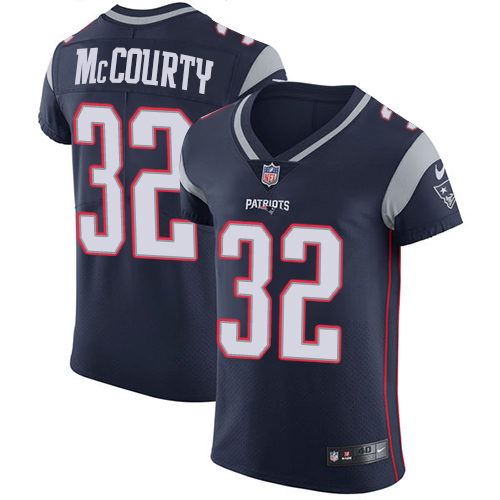 Patriots #32 Devin McCourty Navy Blue Team Color Men's Stitched Vapor Untouchable Elite Jersey