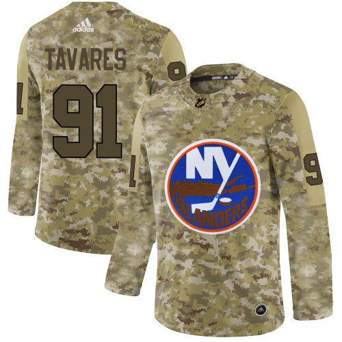 Adidas New York Islanders #91 John Tavares Camo Authentic Stitched Jersey Men's
