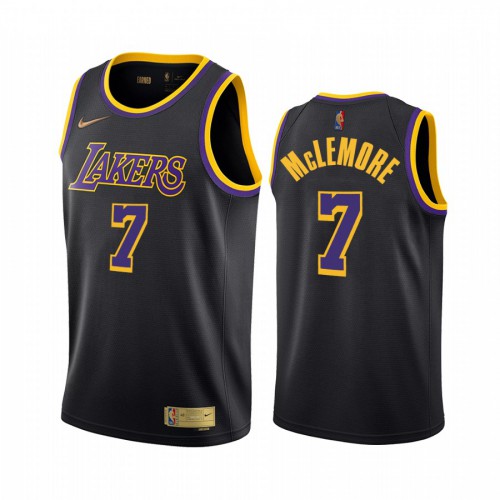 Los Angeles Los Angeles Lakers #7 Ben McLemore Black Youth Swingman 2020-21 Earned Edition Jersey Youth