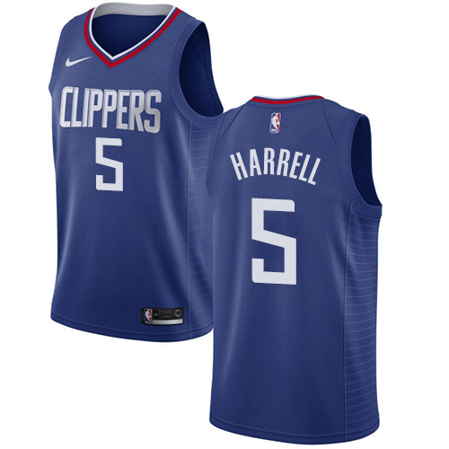 Los Angeles Clippers #5 Montrezl Harrell Blue Womens Swingman Icon Edition Jersey Womens