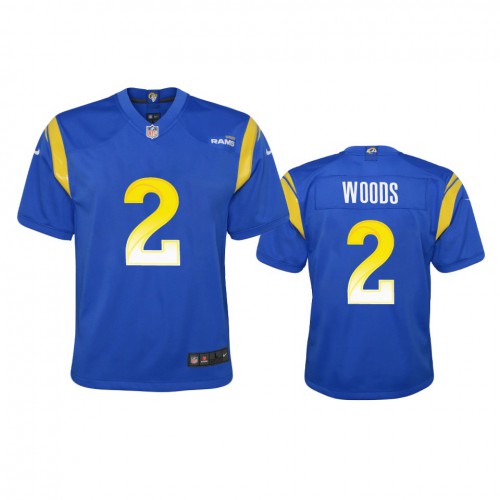 Los Angeles Los Angeles Rams #2 Robert Woods Youth Game Jersey - Royal Youth
