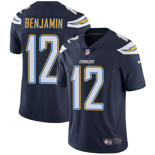 Los Angeles Chargers #12 Travis Benjamin Navy Blue Team Color Youth Stitched Vapor Untouchable Limited Jersey Youth