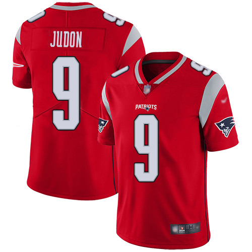 Patriots #9 Matt Judon Red Men's Stitched Limited Inverted Legend Jersey