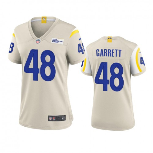 Los Angeles Los Angeles Rams #48 Chris Garrett Women's Game Jersey - Bone Womens