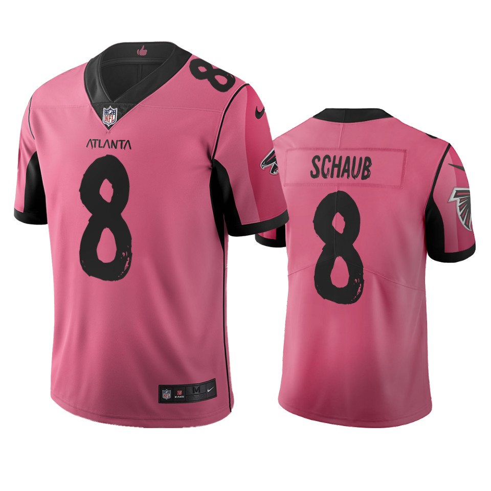 Atlanta Falcons #8 Matt Schaub Pink Vapor Limited City Edition Jersey