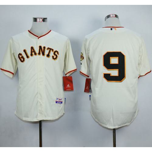 San Francisco Giants #9 Matt Williams Cream Cool Base Stitched Jersey Men's