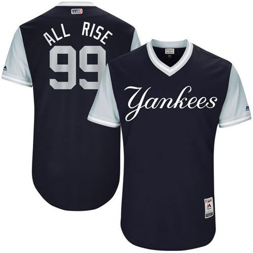 New York Yankees #99 Aaron Judge Navy