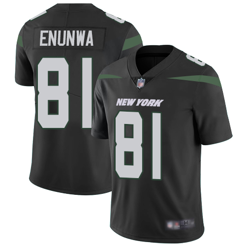 New York Jets #81 Quincy Enunwa Black Alternate Men's Stitched Vapor Untouchable Limited Jersey Men's