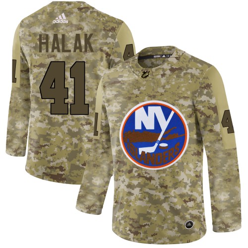 Adidas New York Islanders #41 Jaroslav Halak Camo Authentic Stitched Jersey Men's
