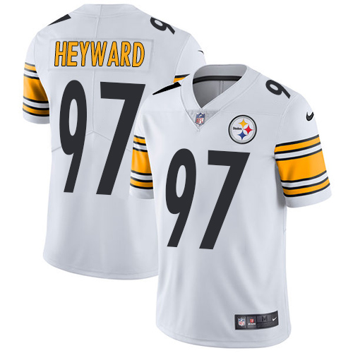 Pittsburgh Steelers #97 Cameron Heyward White Men's Stitched Vapor Untouchable Limited Jersey Men's