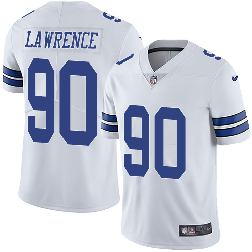 Cowboys #90 Demarcus Lawrence White Men's Stitched Vapor Untouchable Limited Jersey