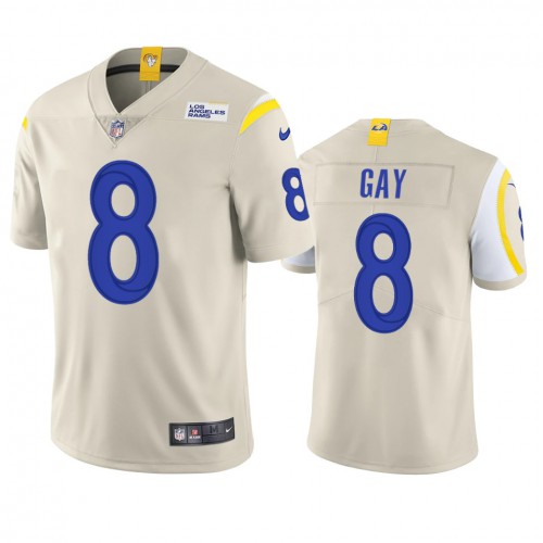 Los Angeles Los Angeles Rams #8 Matt Gay Men's Vapor Limited Jersey - Bone Men's