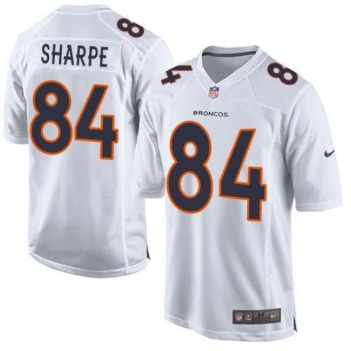Denver Broncos #84 Shannon Sharpe White Youth Stitched Game Event Jersey Youth
