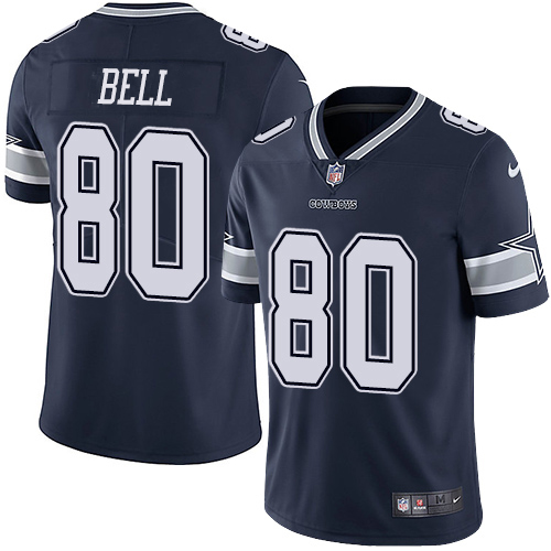 Dallas Cowboys #80 Blake Bell Navy Blue Team Color Youth Stitched Vapor Untouchable Limited Jersey Youth
