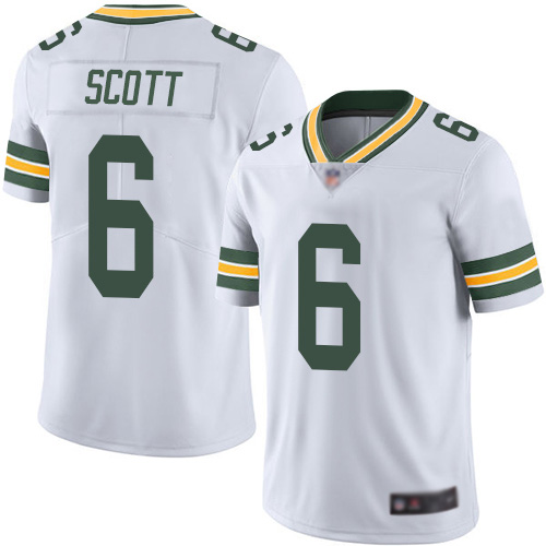 Green Bay Packers #6 JK Scott White Men's Stitched Vapor Untouchable Limited Jersey Men's