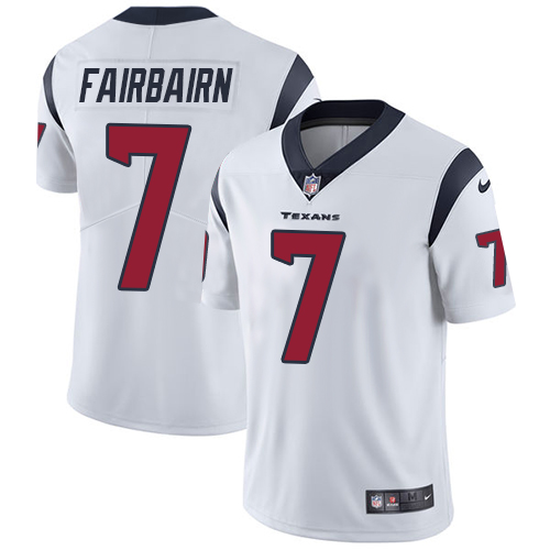Houston Texans #7 Ka'imi Fairbairn White Men's Stitched Vapor Untouchable Limited Jersey Men's