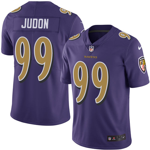 Baltimore Ravens #99 Matthew Judon Purple Men's Stitched Limited Rush Jersey Men's
