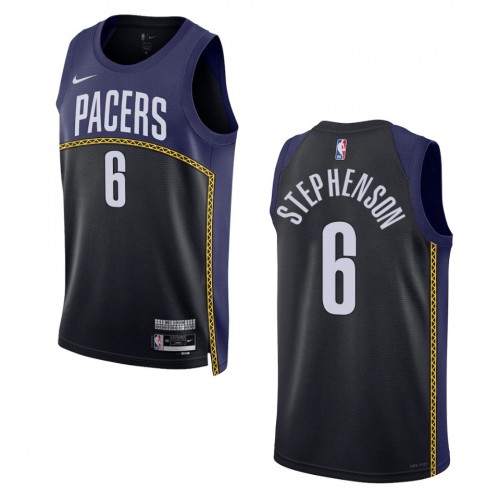 Indiana Indiana Pacers #6 Lance Stephenson Unisex Blue 2022-23 Swingman Jersey - City Edition Mens