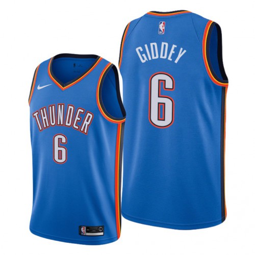 Oklahoma City Oklahoma City Thunder #6 Josh Giddey Youth Blue Swingman Icon Edition Jersey Youth