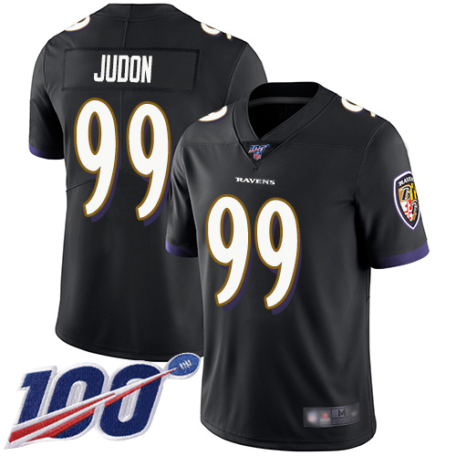 Baltimore Ravens #99 Matthew Judon Black Alternate Youth Stitched 100th Season Vapor Untouchable Limited Jersey Youth