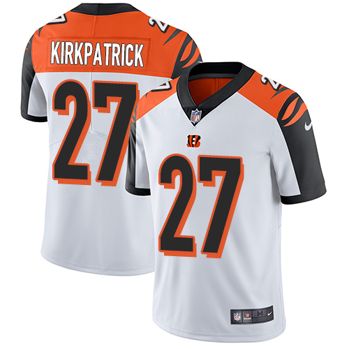 Cincinnati Bengals #27 Dre Kirkpatrick White Youth Stitched Vapor Untouchable Limited Jersey Youth
