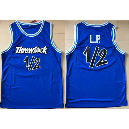 Orlando Magic #1 Penny Hardaway Blue Lil Penny 1/2 Throwback Stitched Jersey Mens