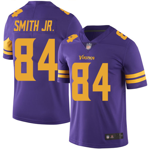 Minnesota Vikings #84 Irv Smith Jr. Purple Youth Stitched Limited Rush Jersey Youth