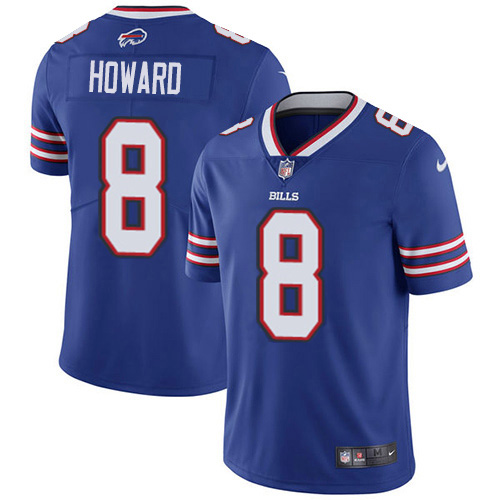 Buffalo Buffalo Bills #8 O. J. Howard Royal Blue Team Color Youth Stitched Vapor Untouchable Limited Jersey Youth