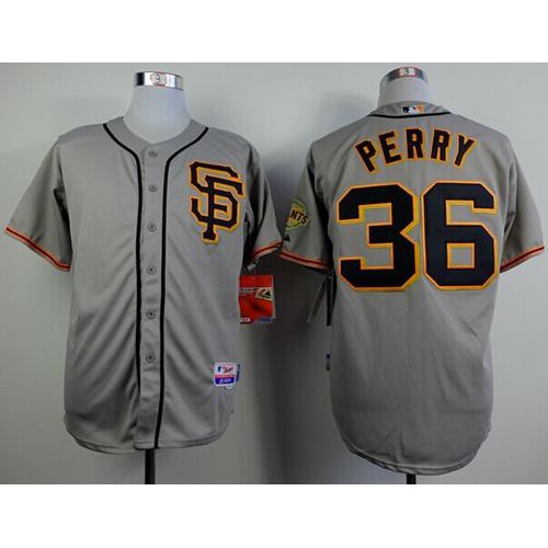 San Francisco Giants #36 Gaylord Perry Grey Cool Base Stitched Jersey Men's