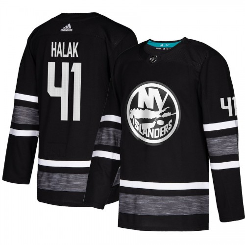 Adidas New York Islanders #41 Jaroslav Halak Black 2019 All-Star Game Parley Authentic Stitched Jersey Men's
