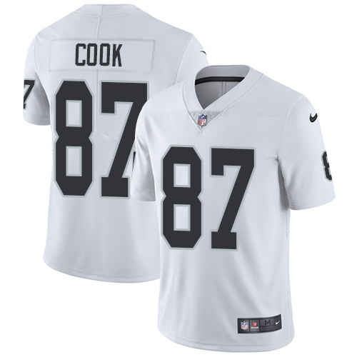 Las Vegas Raiders #87 Jared Cook White Men's Stitched Vapor Untouchable Limited Jersey Men's