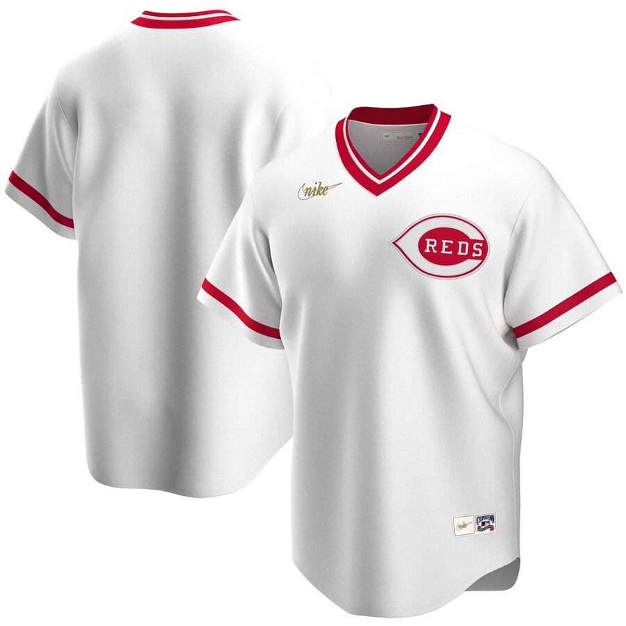 Cincinnati Reds Home Cooperstown Collection Team Jersey White