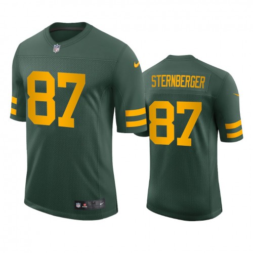 Green Bay Green Bay Packers #87 Jace Sternberger Men's Alternate Vapor Limited Player Jersey - Green Men's