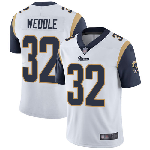 Los Angeles Rams #32 Eric Weddle White Men's Stitched Vapor Untouchable Limited Jersey Men's